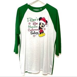 21 threads Mickey Mouse baseball tee tunic XL